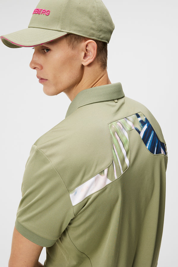 KV Regular Fit Print / Oil Green