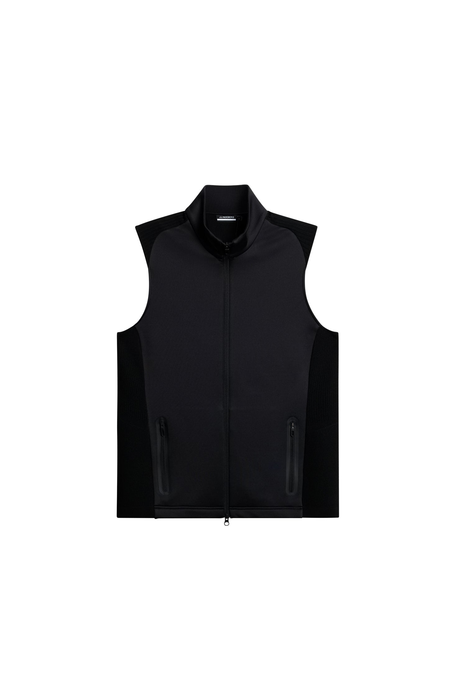 Dane Hybrid Knit Zip Vest / Black – J.Lindeberg
