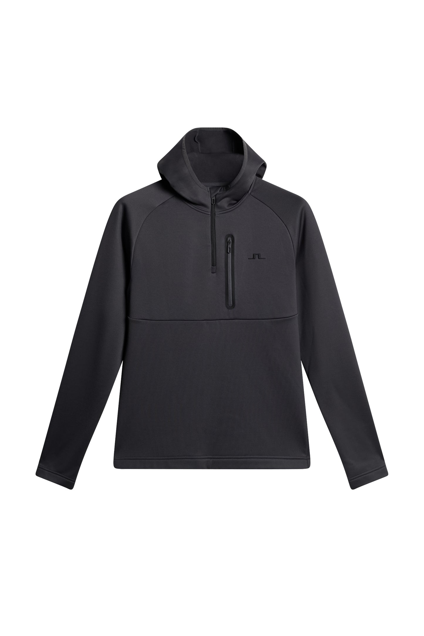 Adam Quarter Zip Hood Asphalt – - Main Image
