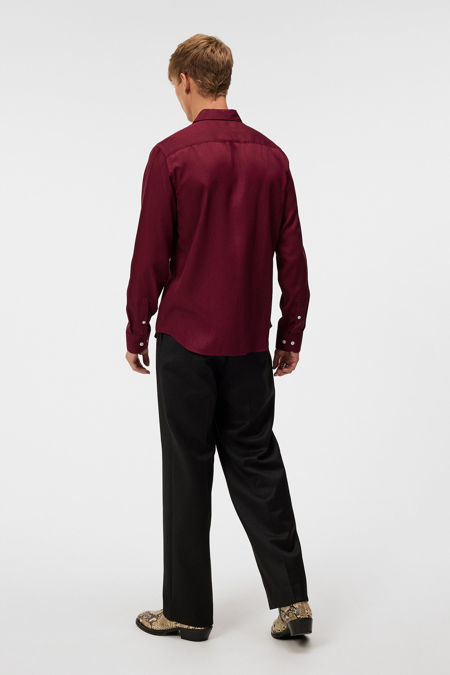 Slim Comfort Tencel Shirt / Zinfandel
