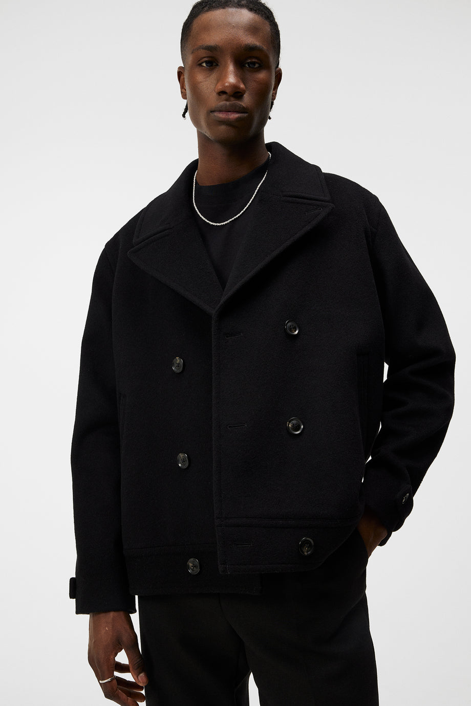 Don Double Breasted Jacket / Black