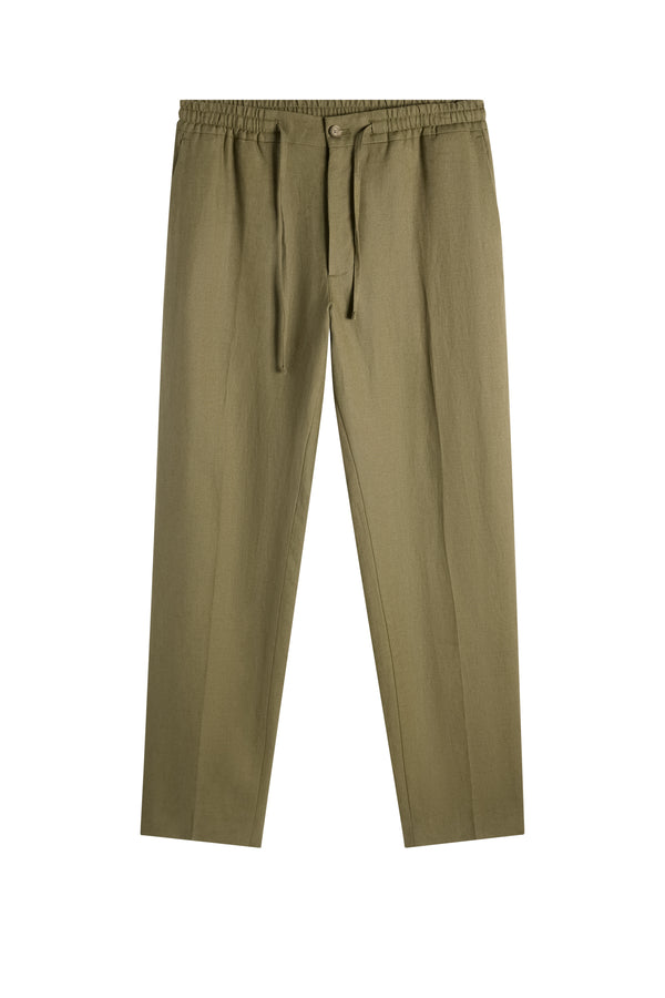 Soren Drape Linen Pants / Kalamata