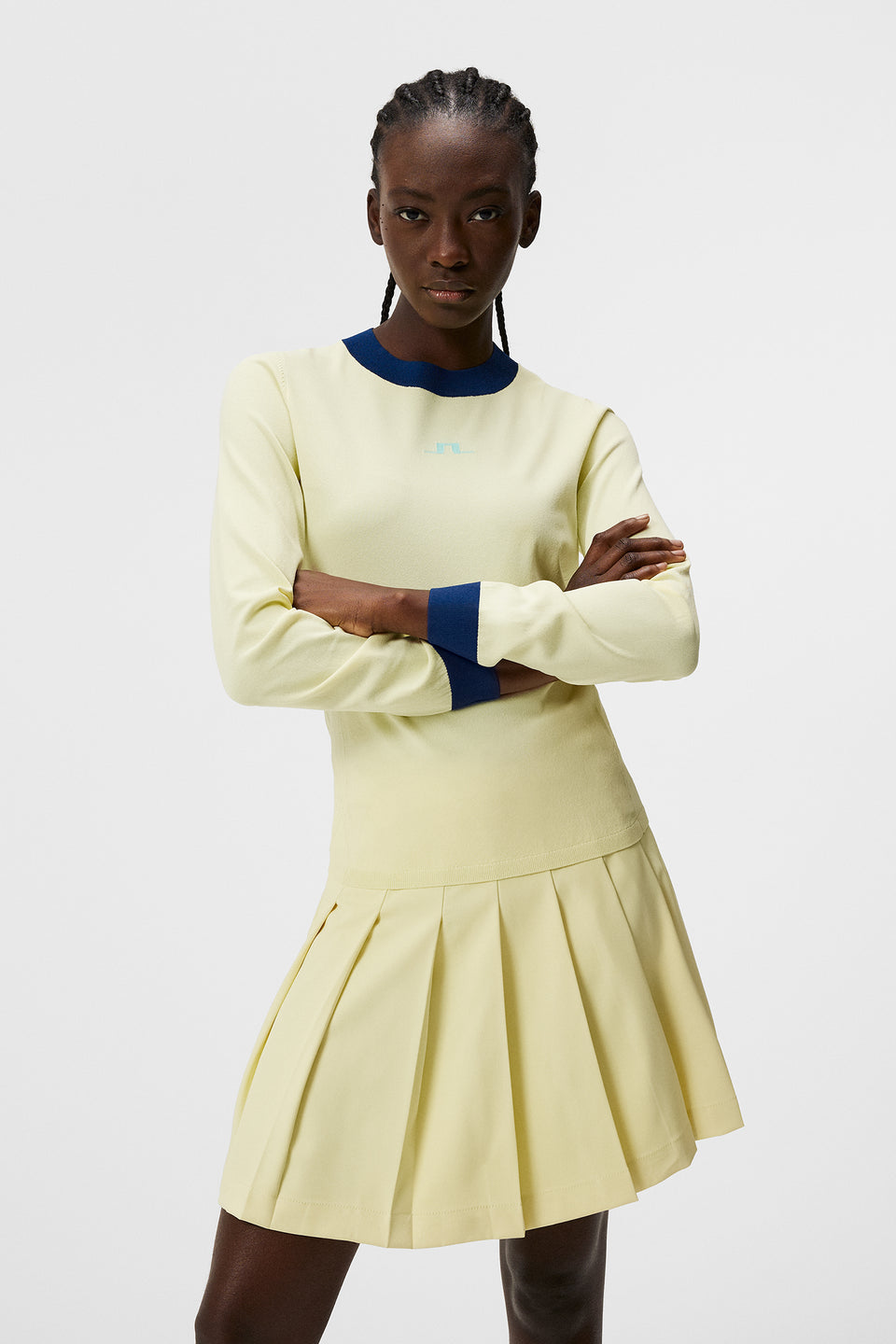 Meadow Knitted Sweater / Wax Yellow