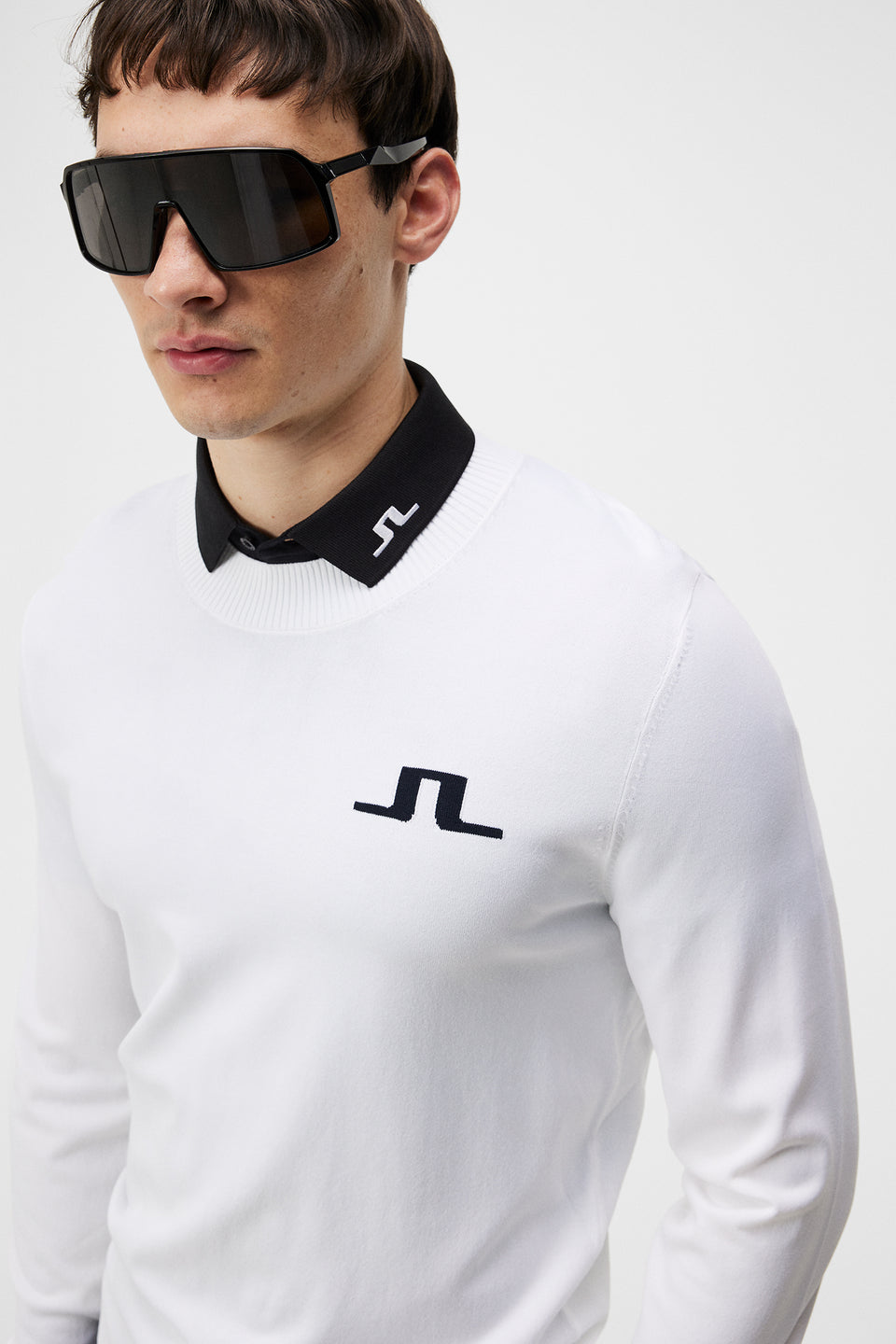 Gus Knitted Sweater / White