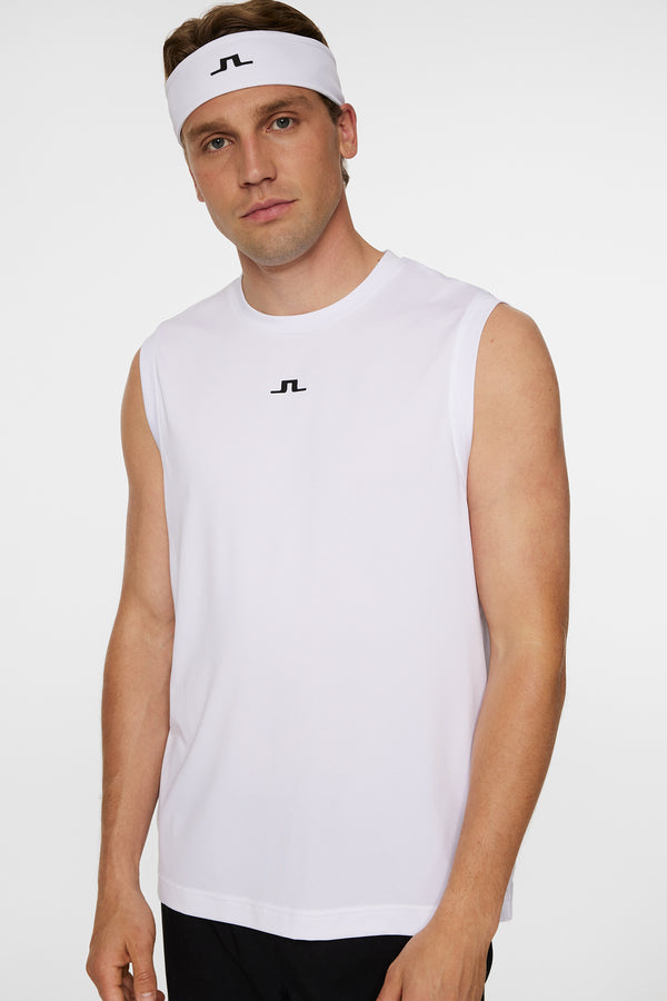 Jack Sleeveless Tee / White