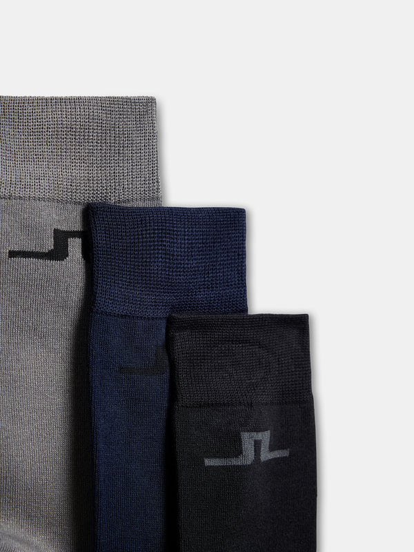 Bridge Bamboo Sock / Multicolour Black