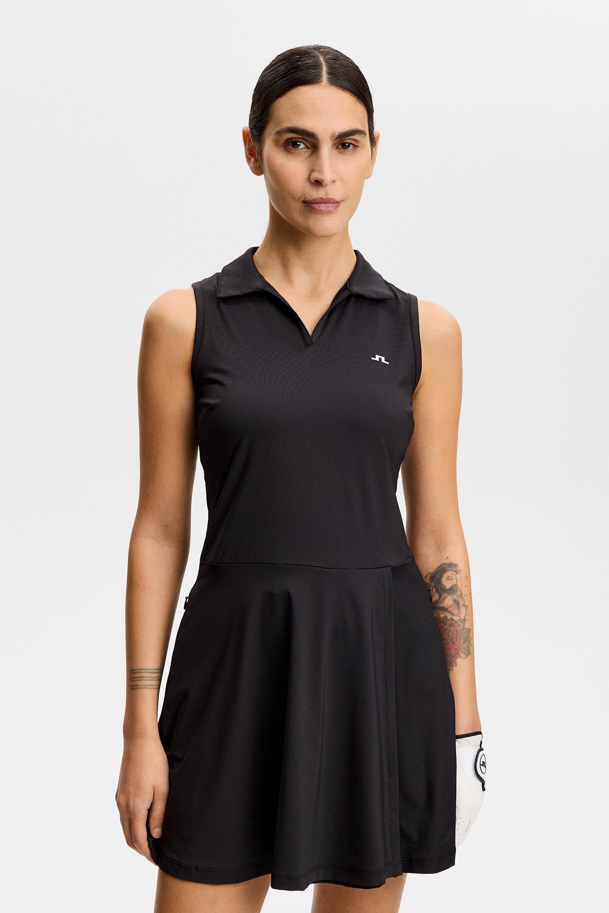 black golf dress Dana Dress / Black – J.Lindeberg EU