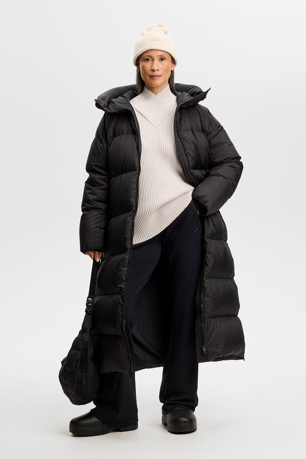 Serene Crinkle Down Parka / Black