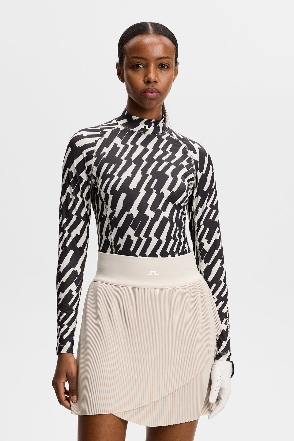 Ella Print Compression Top / Oak Moonbeam M