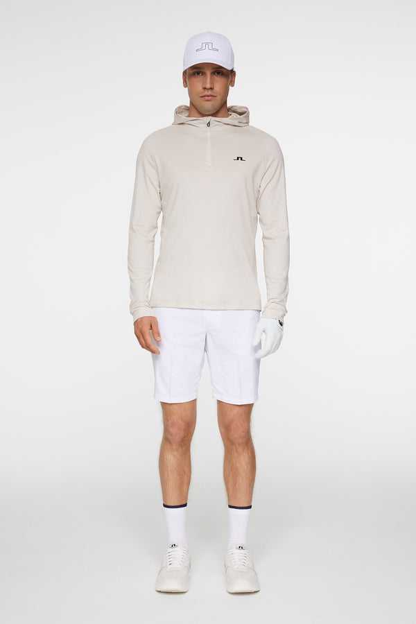 Mario Quarter Zip Hood / Moonbeam