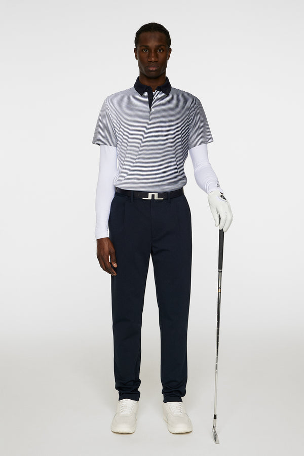 Marvin Stripe Polo / White