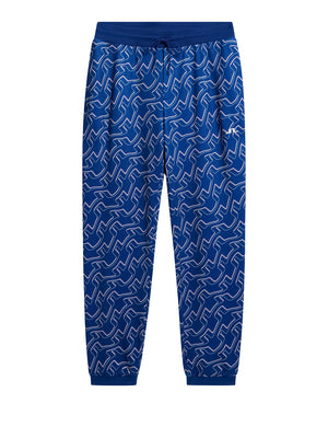 Callum Print Pant / Outline Bridge Wave Blue