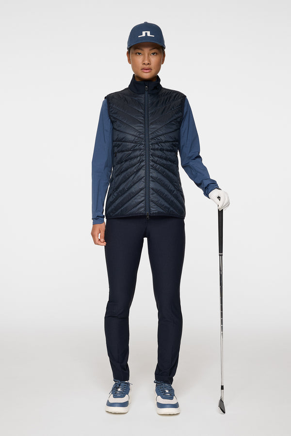 Madde Quilt Hybrid Vest / JL Navy