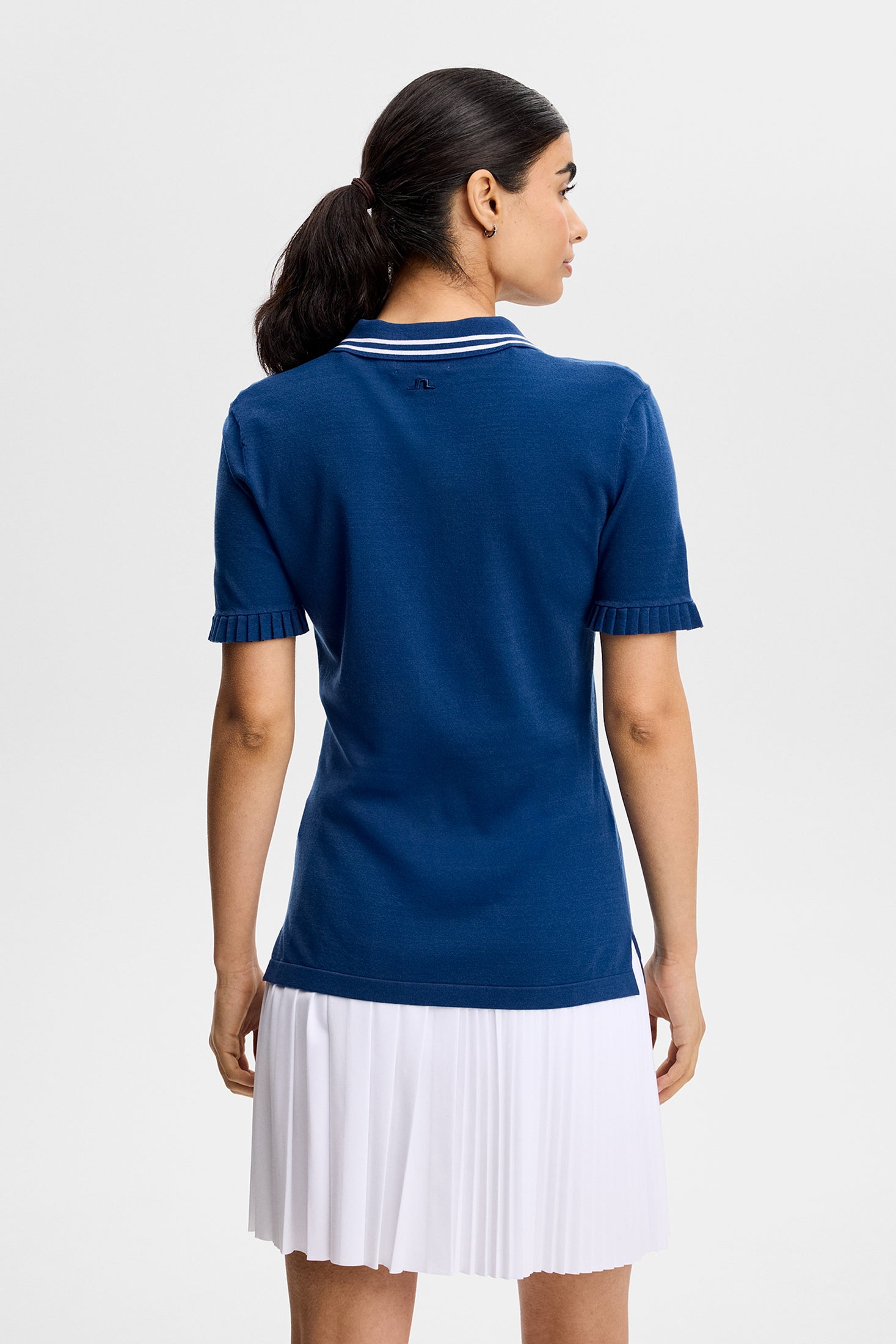Mira Knitted Top / Estate Blue | J.Lindeberg Official