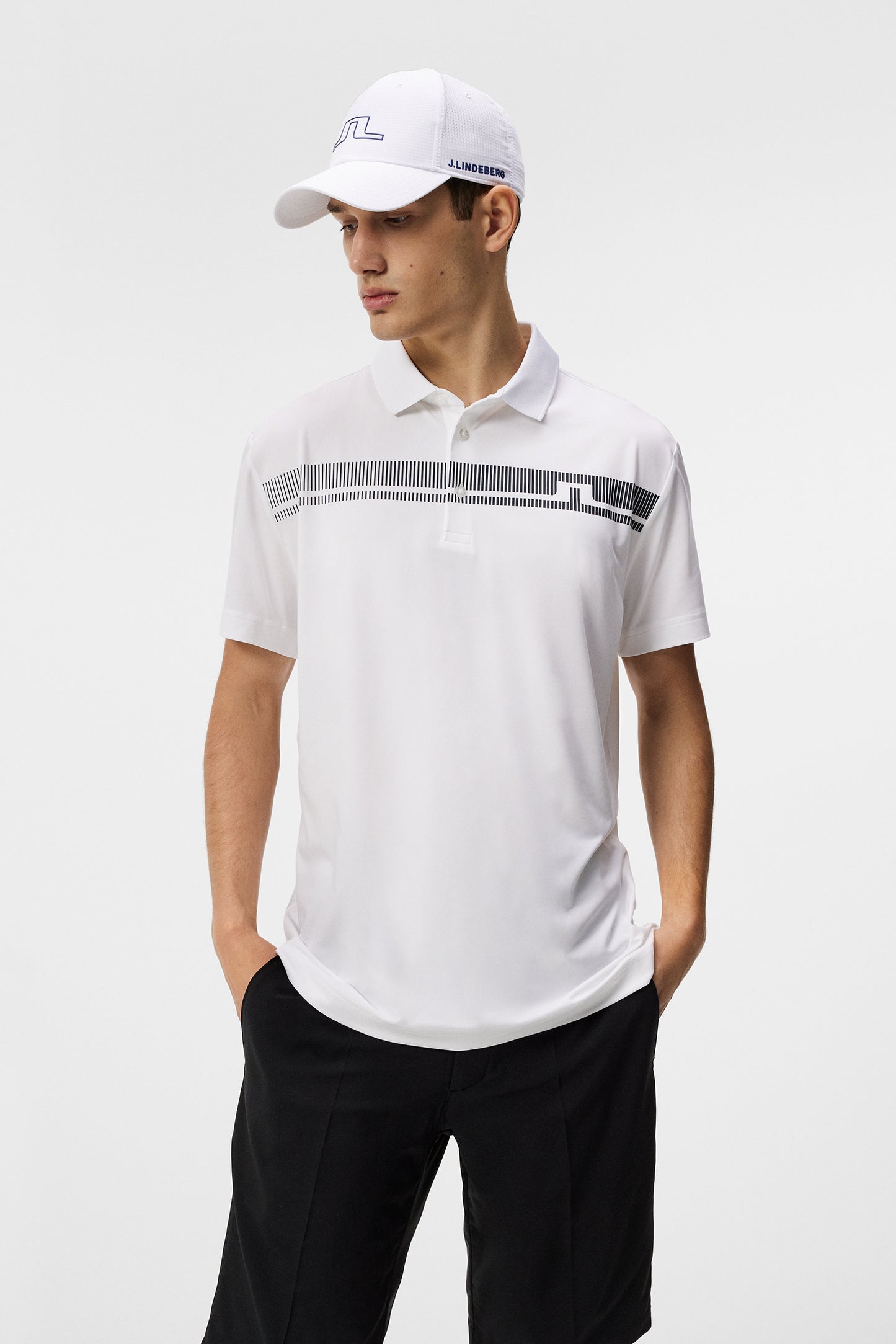 Klas Regular Fit Golf Polo / White