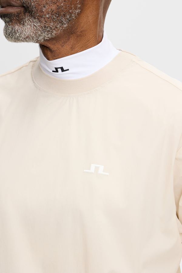 Waren Crewneck Windbreaker / Moonbeam