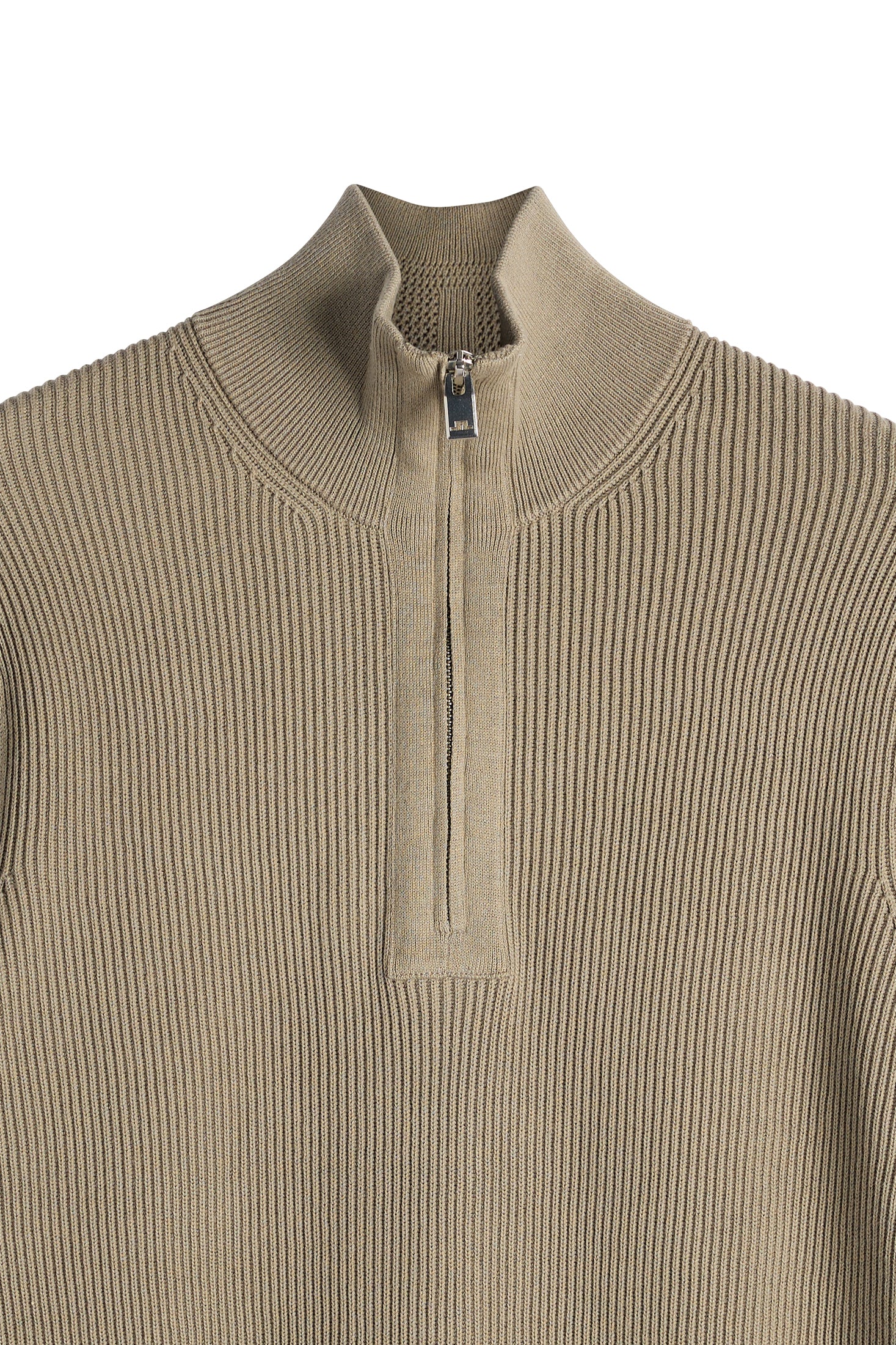 Alex Half Zip Knitted Sweater / Brindle | J.Lindeberg Official