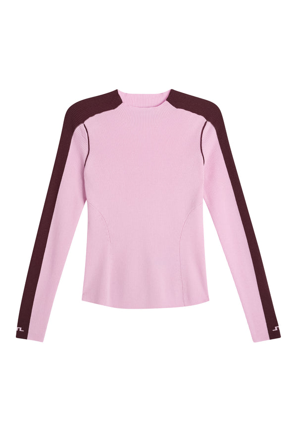 Vale Rib Knit Longsleeve / Orchid Bouquet
