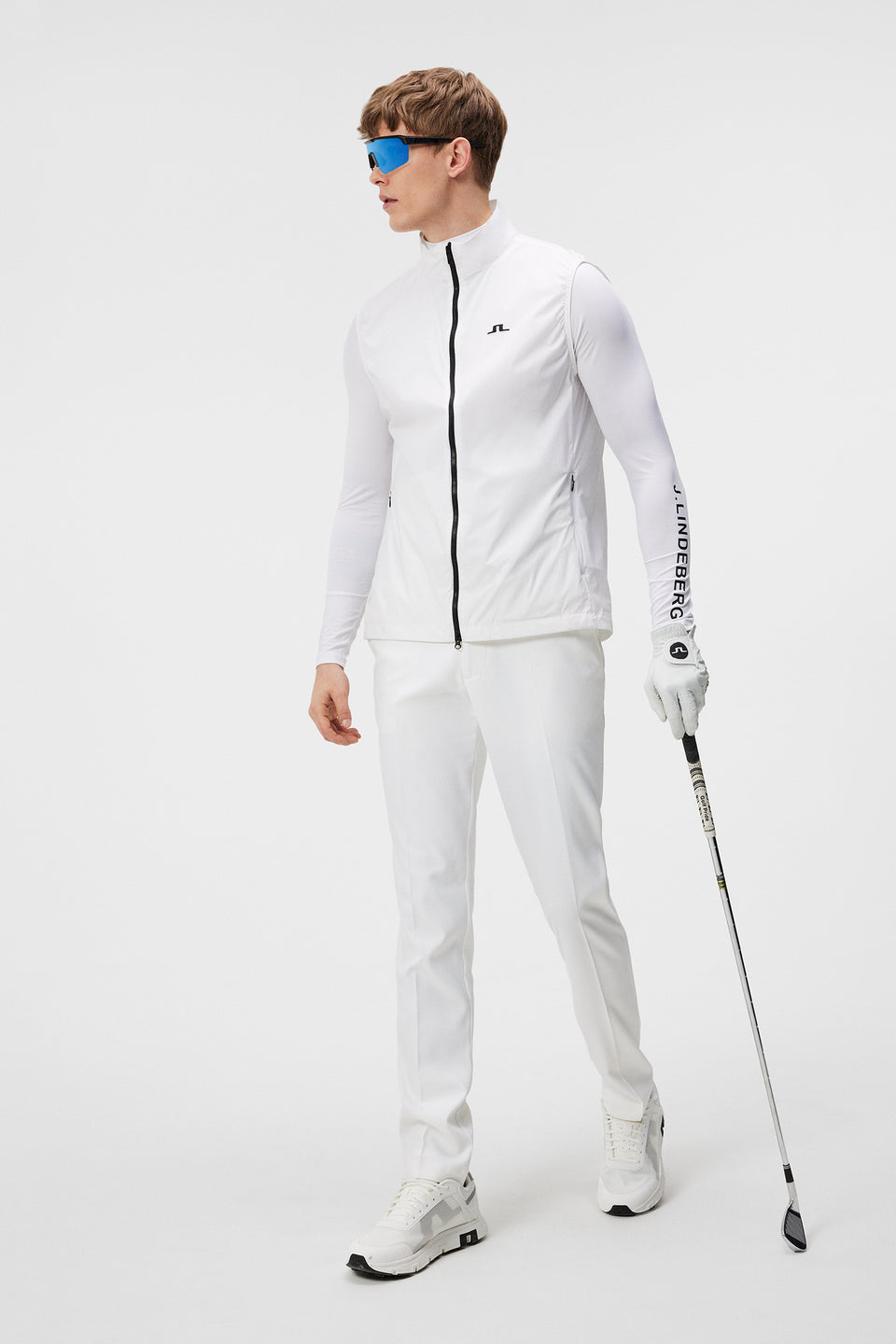 Ash Light Packable Vest / White