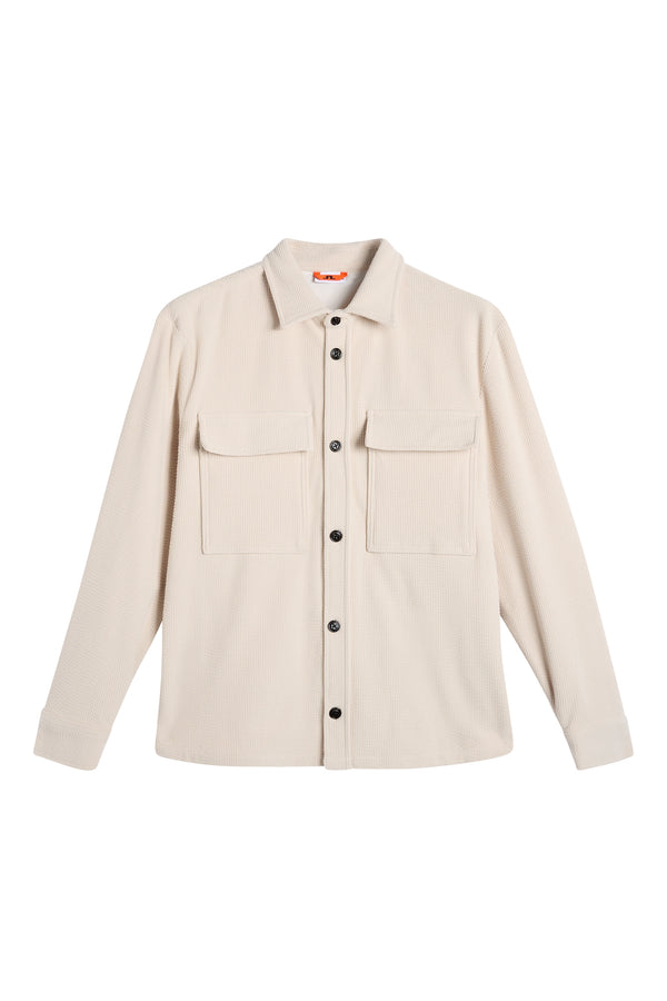 Finnigan Drape Cord Shirt / Moonbeam