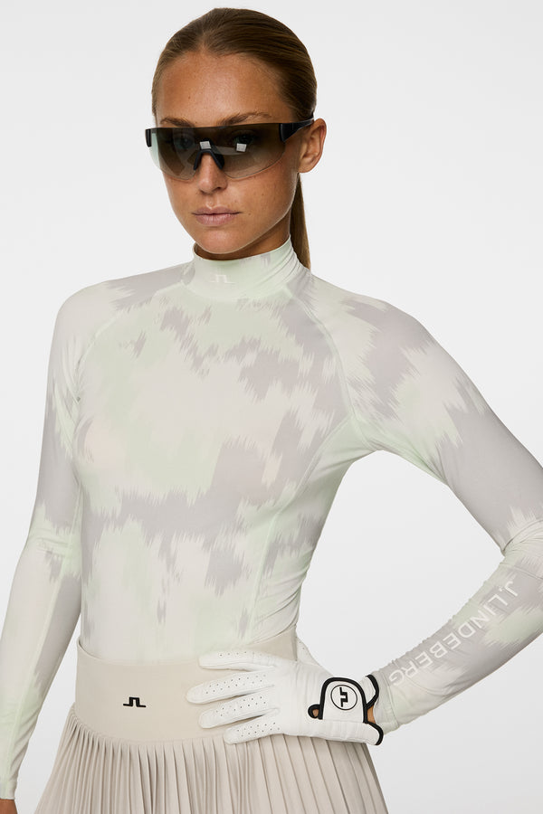 Ella Print Compression Top / Warp Ambrosia L