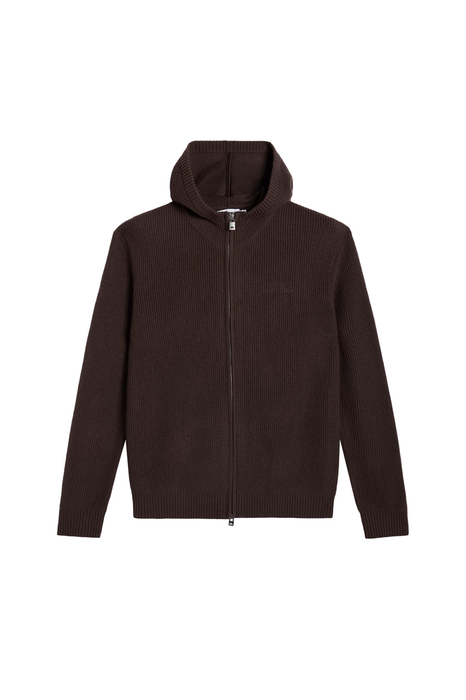 Kolton Wool Hoodie / Seal Brown