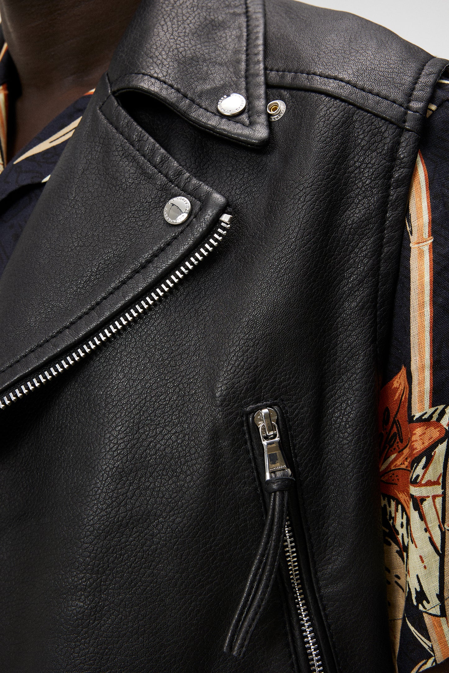Barrett Leather Biker Vest / Black