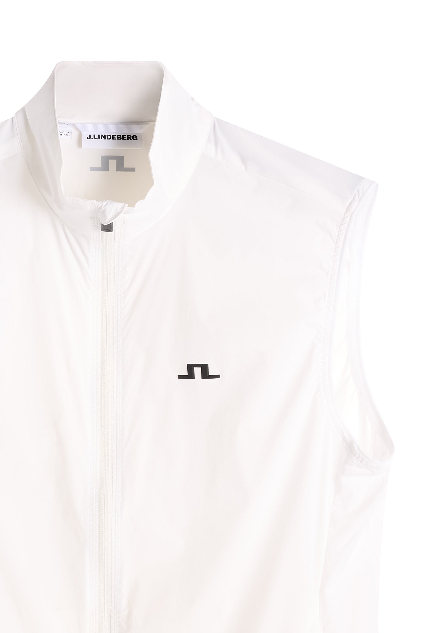 Ash Light Packable Vest / White | J.Lindeberg Official