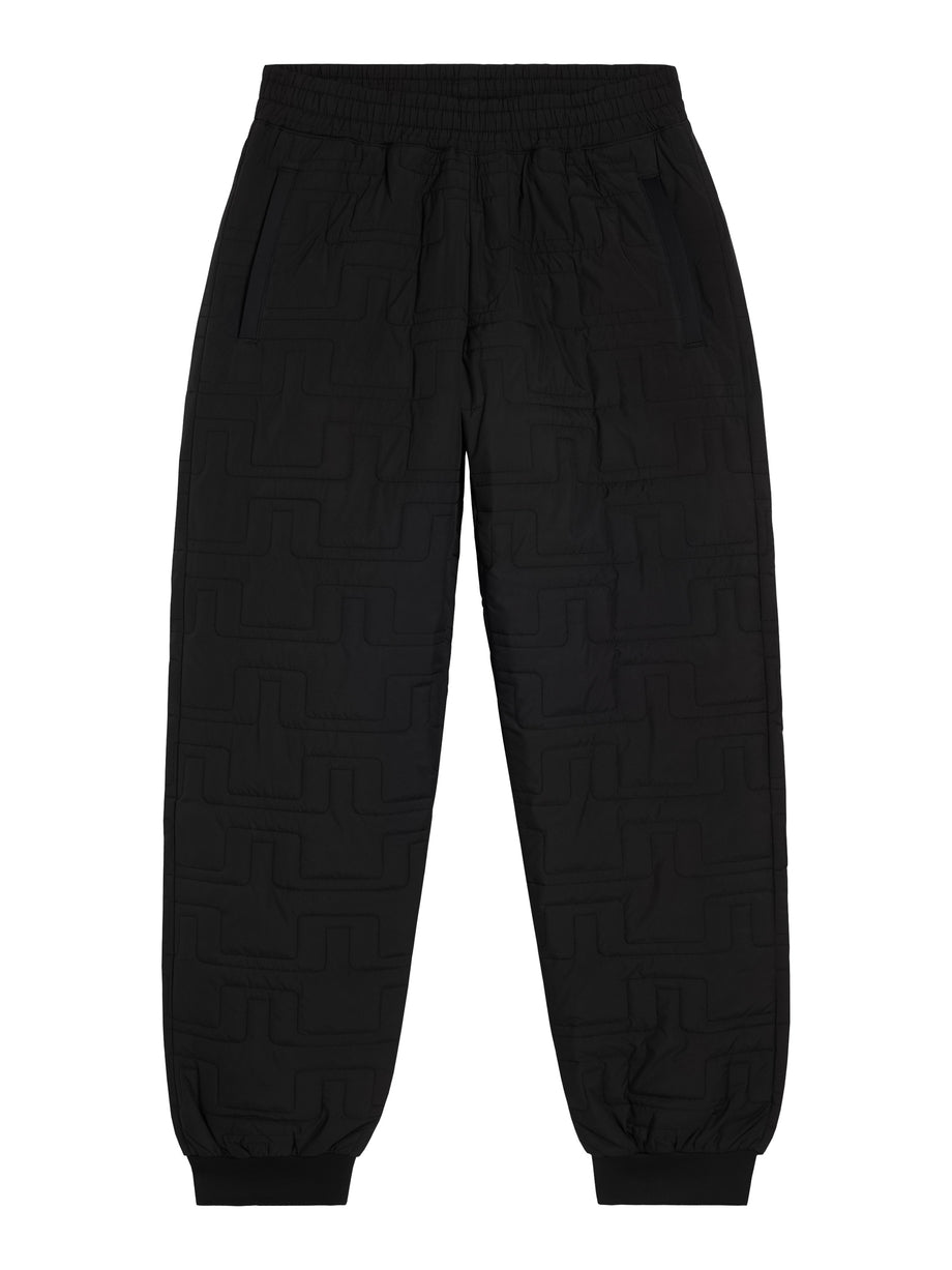 Quilted Pants, Black