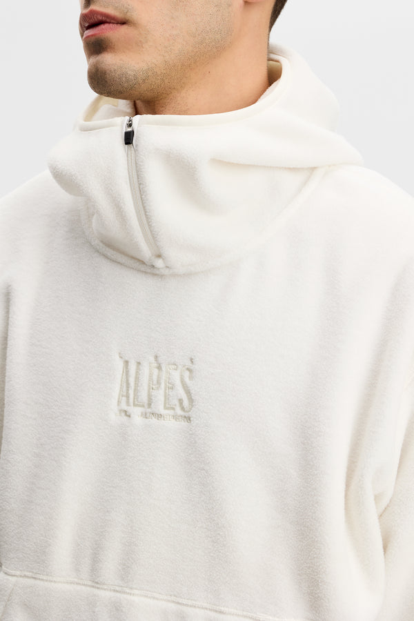 Rigby Fleece hoodie / Tofu