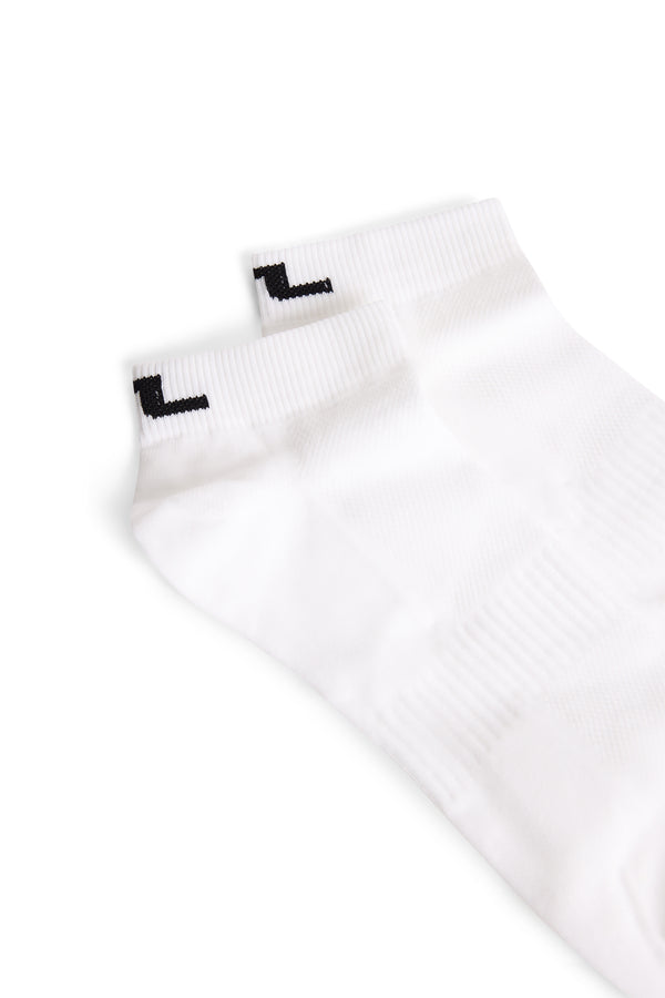 Rise Short Sock / White