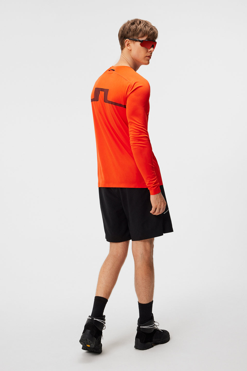 Diamond Long Sleeve Tee / Tangerine Tango