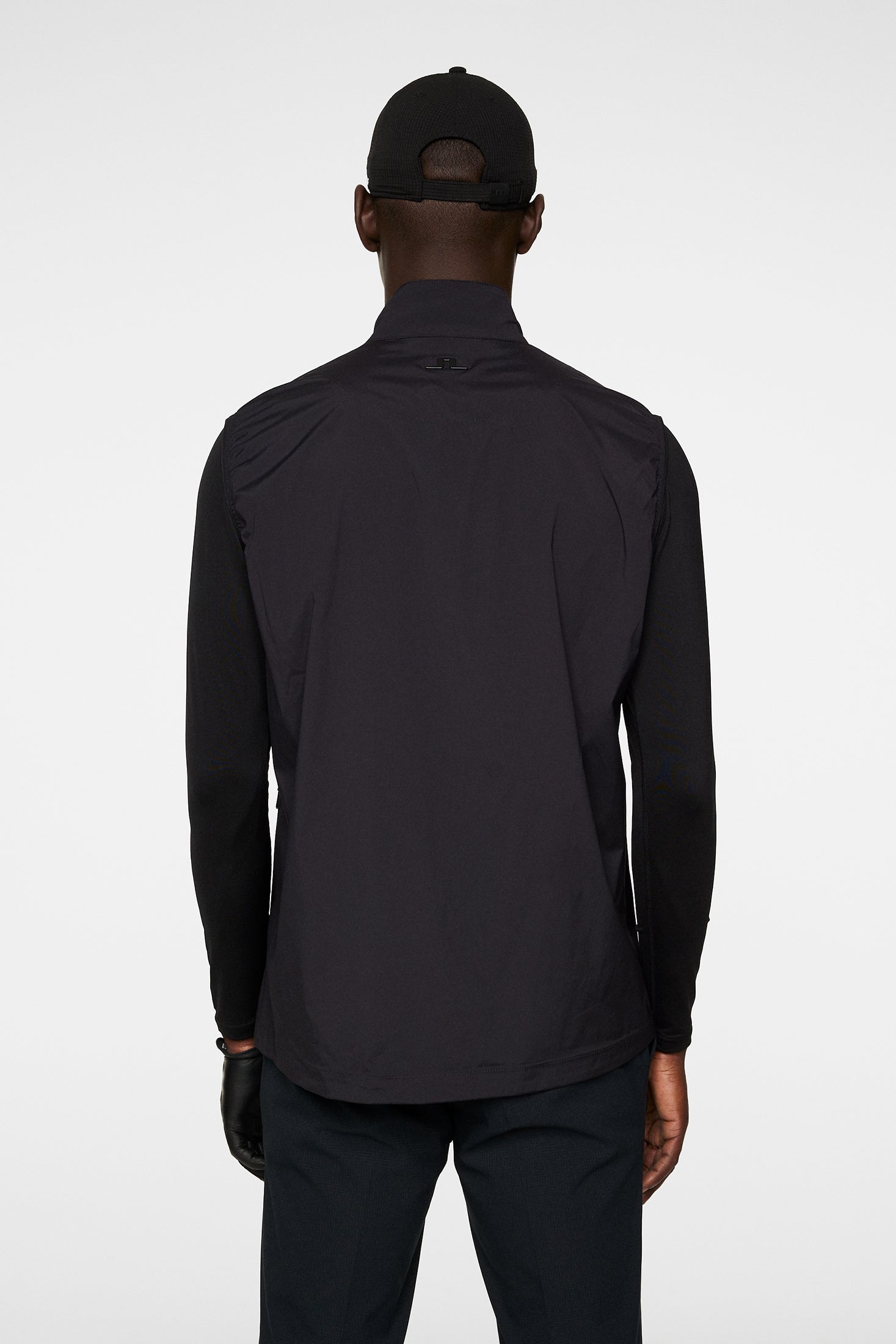 Ash Light Packable Vest / Black | J.Lindeberg Official