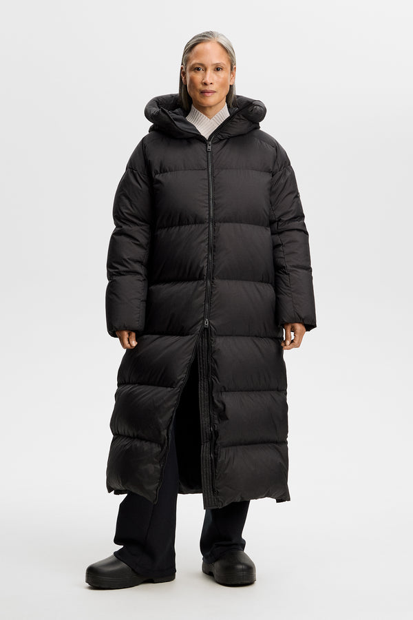 Serene Crinkle Down Parka / Black