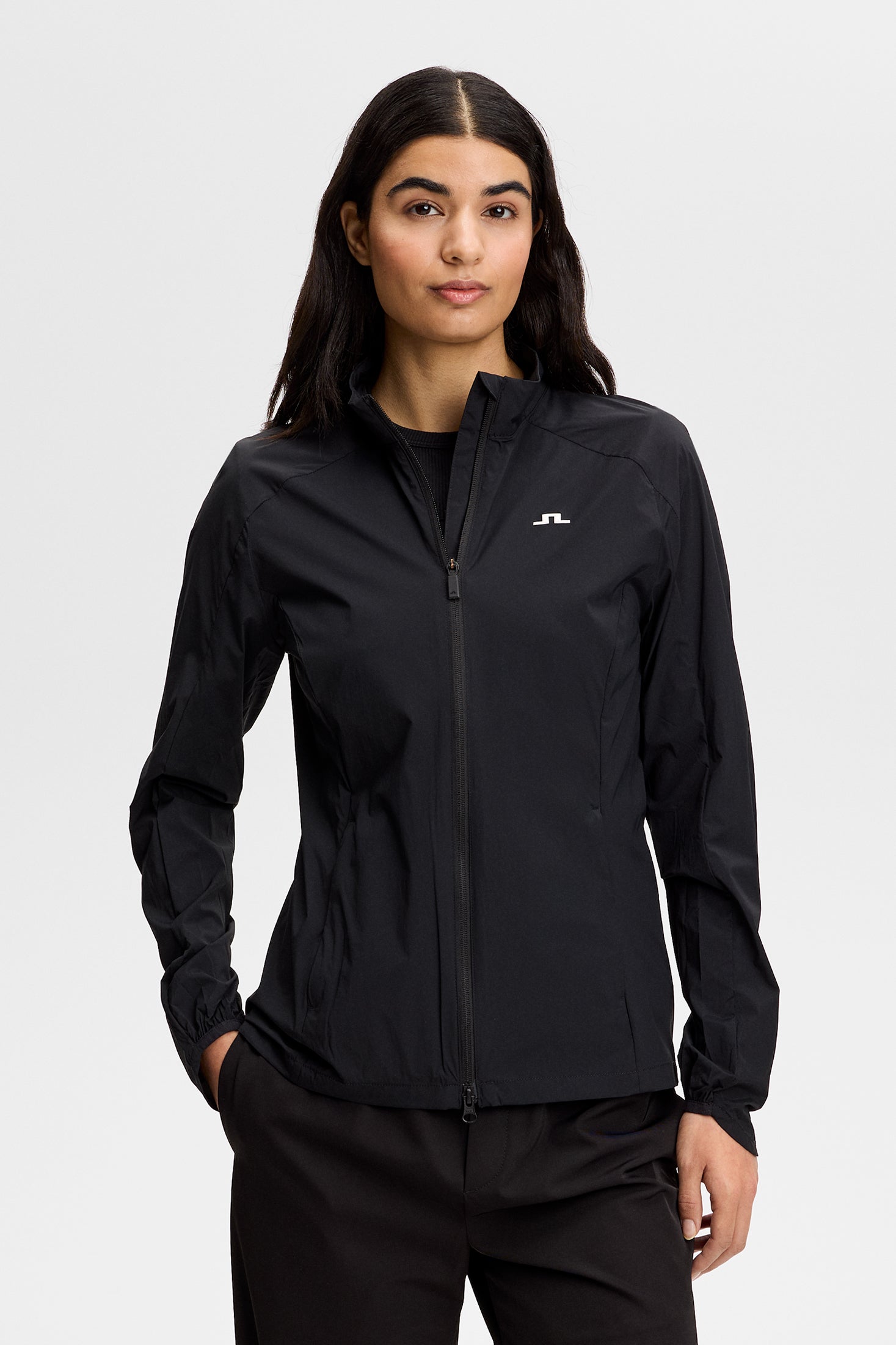 Thorine Wind Packable Jacket / Black | J.Lindeberg Official