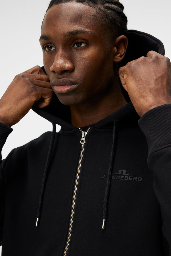 Alpha Zip Hood / Black