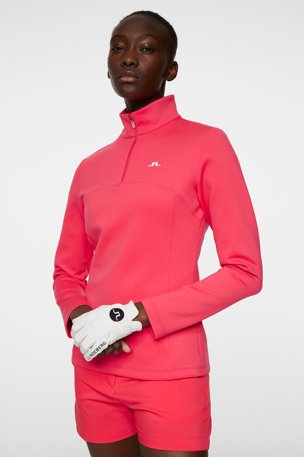Lorelei Quarter Zip Mid Layer / Azalea