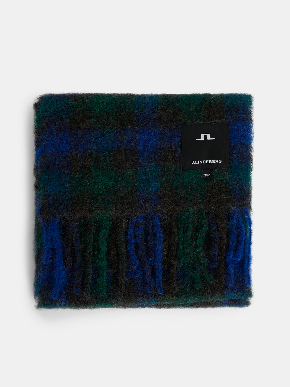 Check wool scarf / Surf the Web