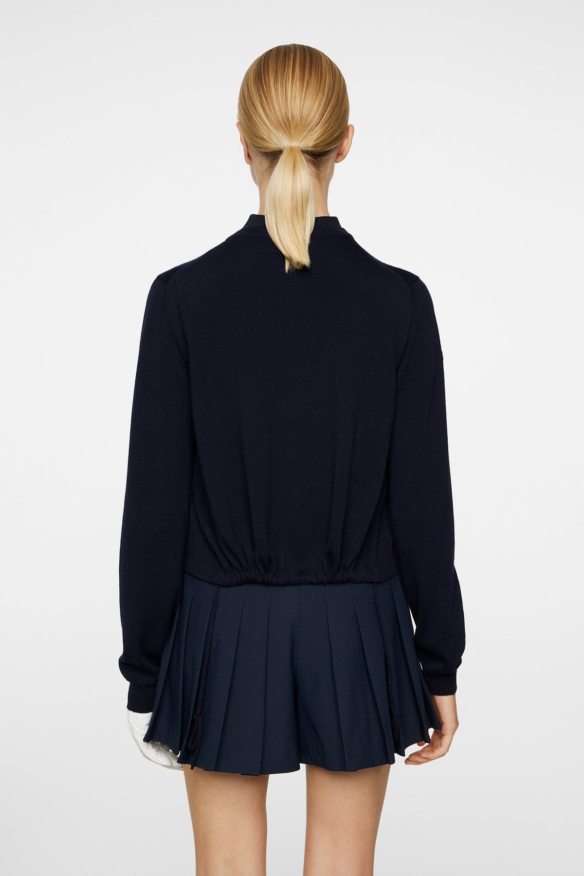 Thalia Knitted Cardigan / JL Navy