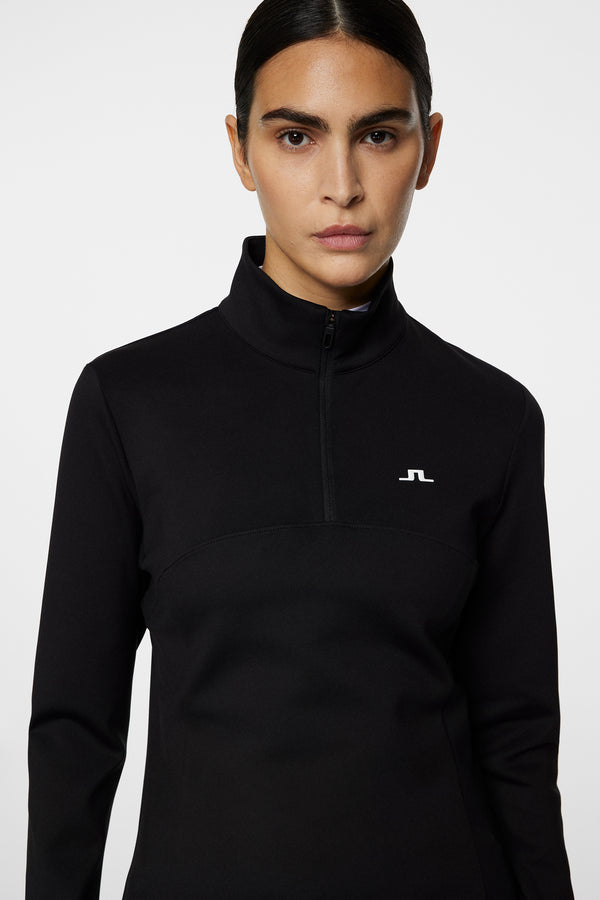 Lorelei Quarter Zip Mid Layer / Black