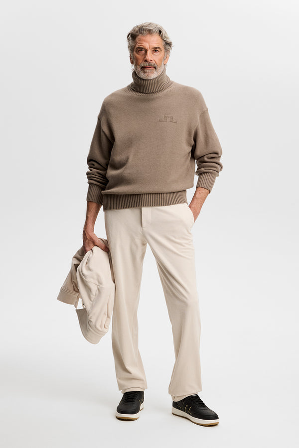 Eddy Knitted Turtleneck / Brindle
