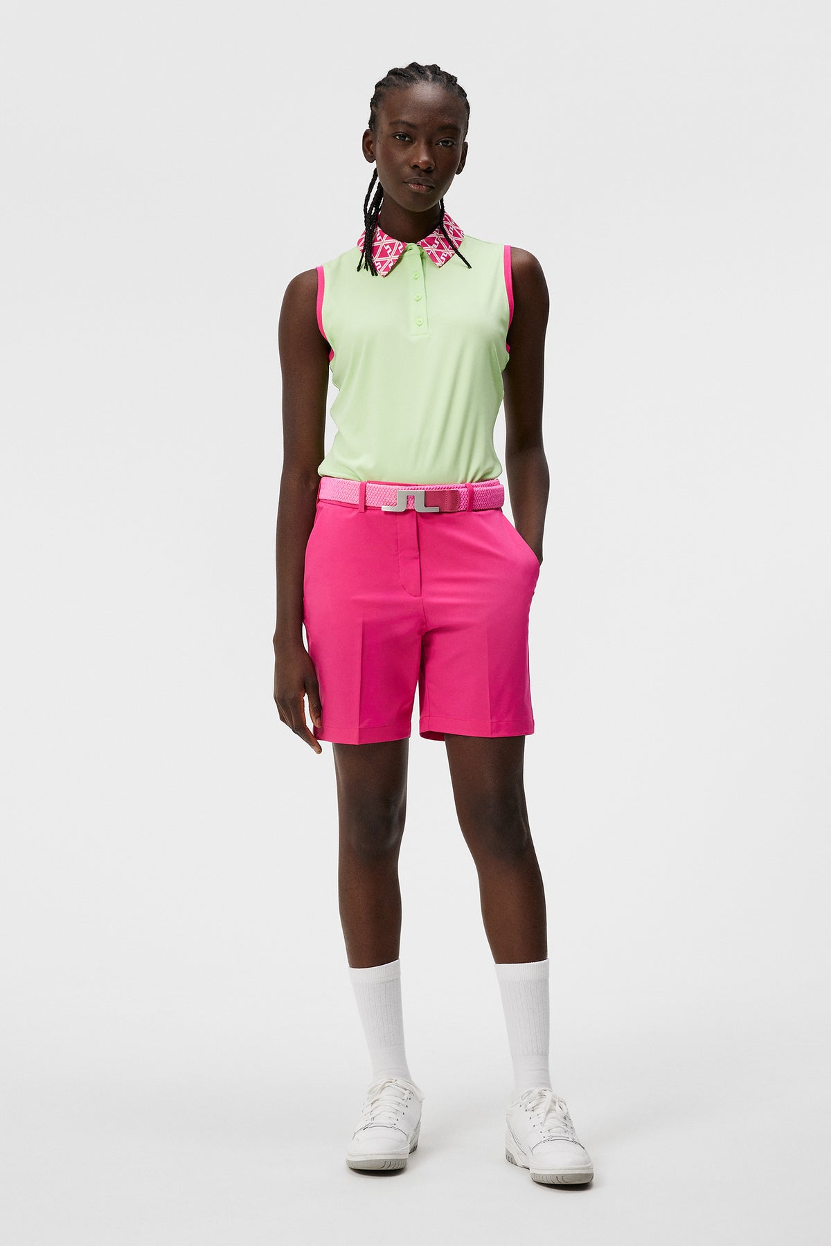 Gwen Long Shorts / Fuchsia Purple