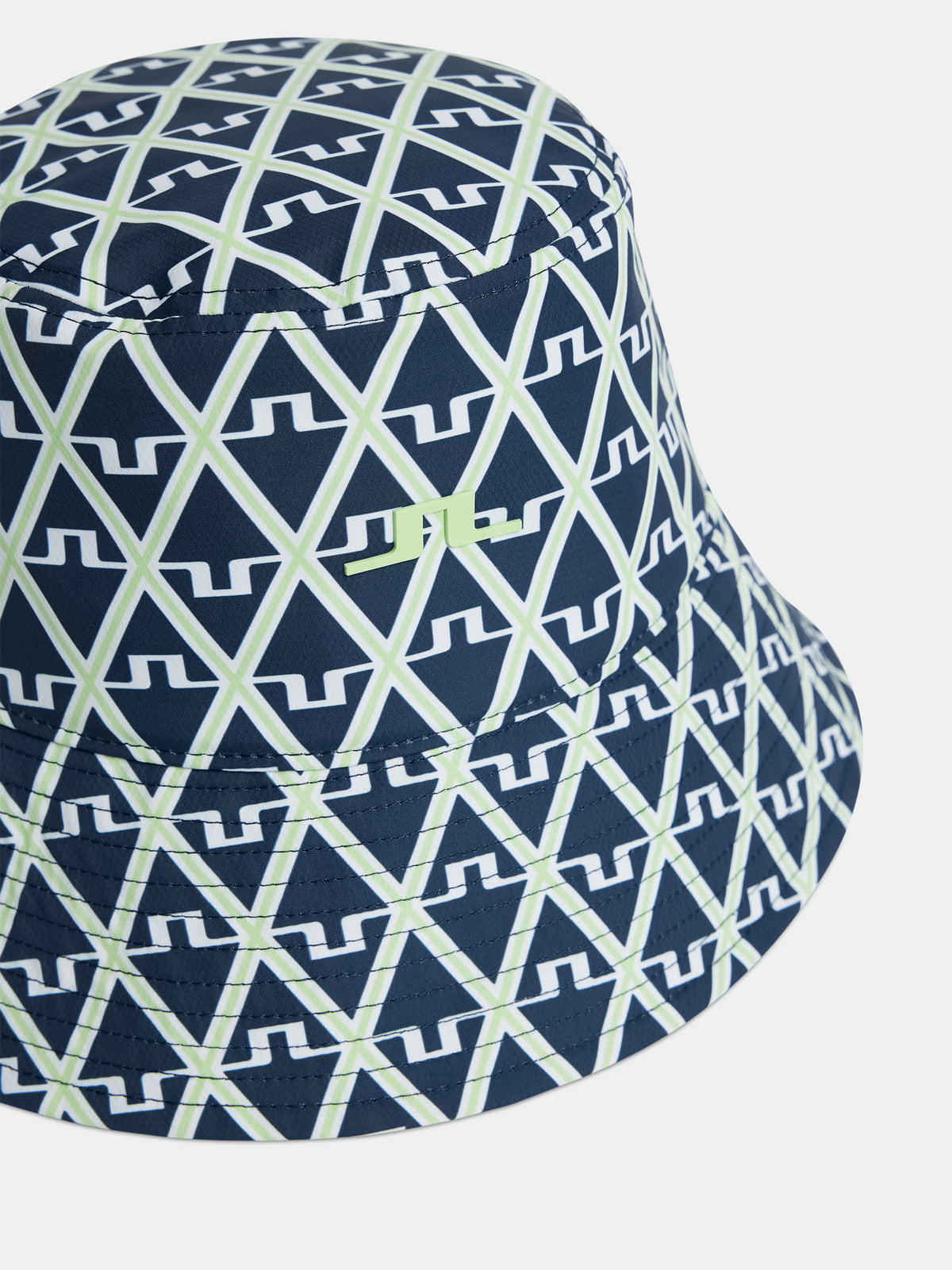 Rosa Print Bucket Hat / Geo JL Navy