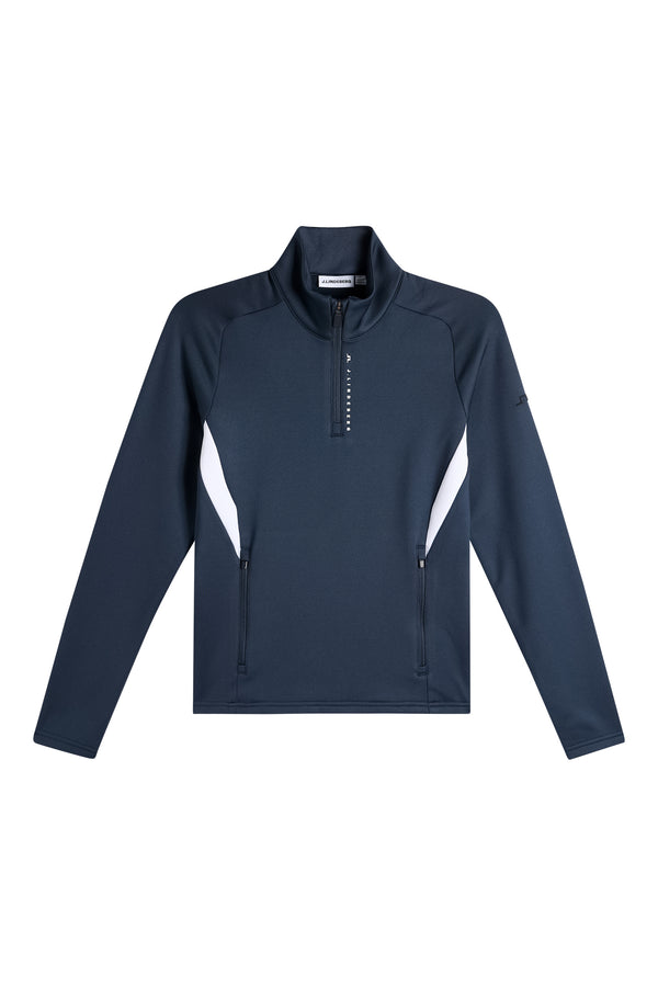 Selena Quarter Zip Mid Layer / JL Navy
