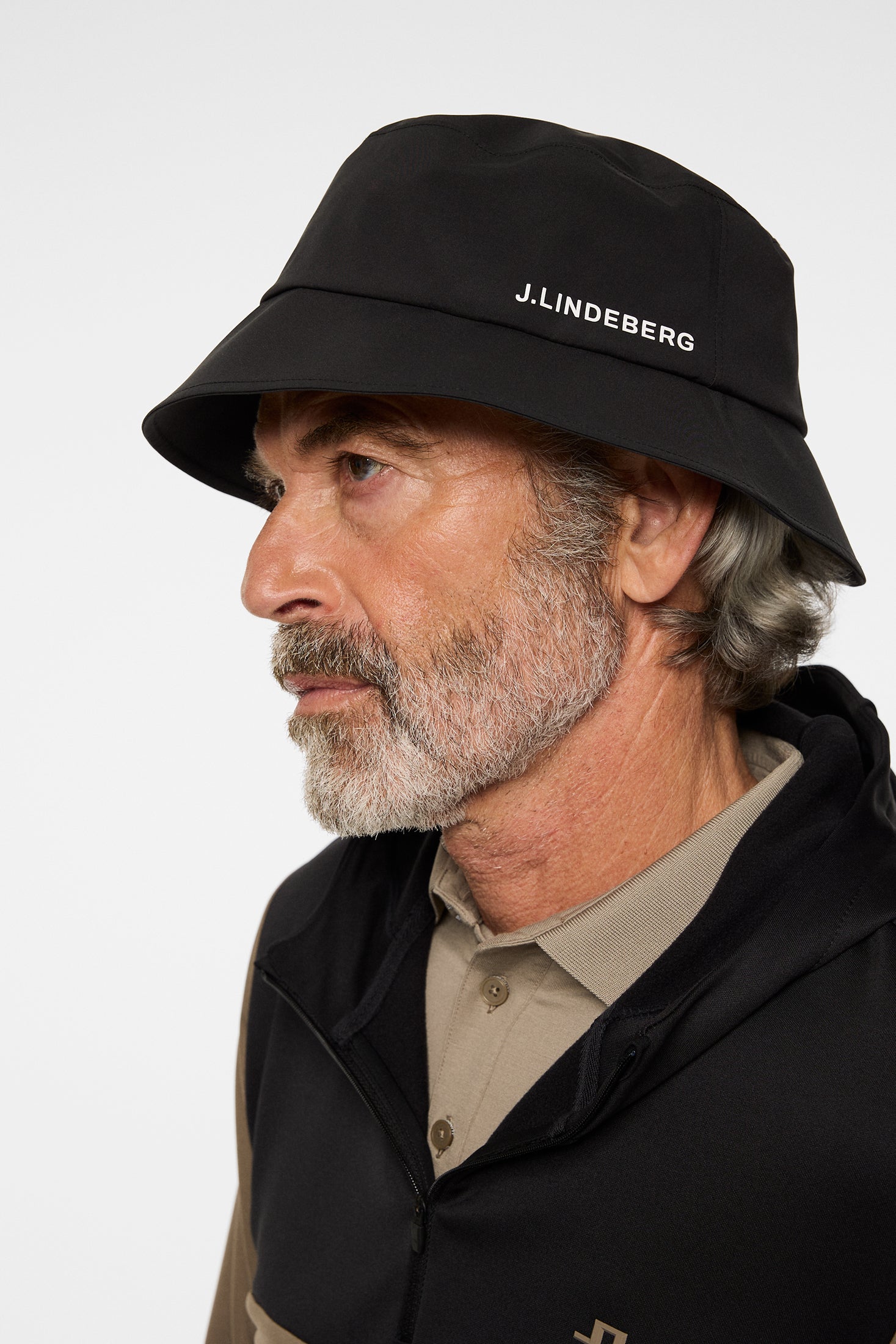 Sandy Rain Bucket Hat / Black | J.Lindeberg Official