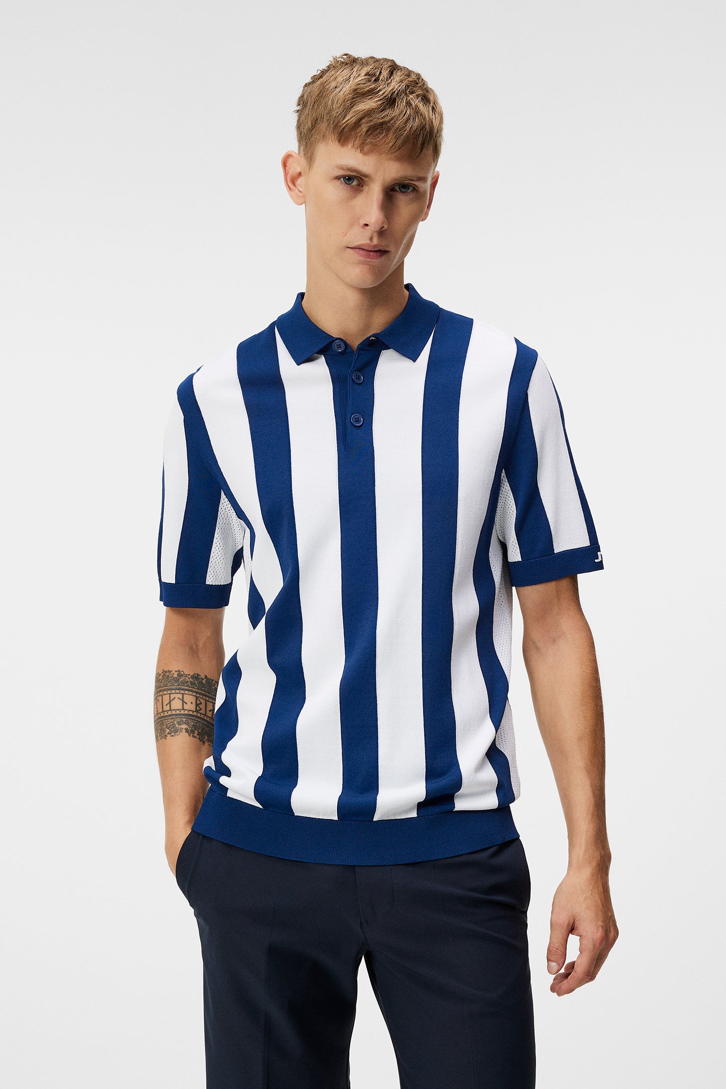 Maseo Knitted Shirt / Estate Blue