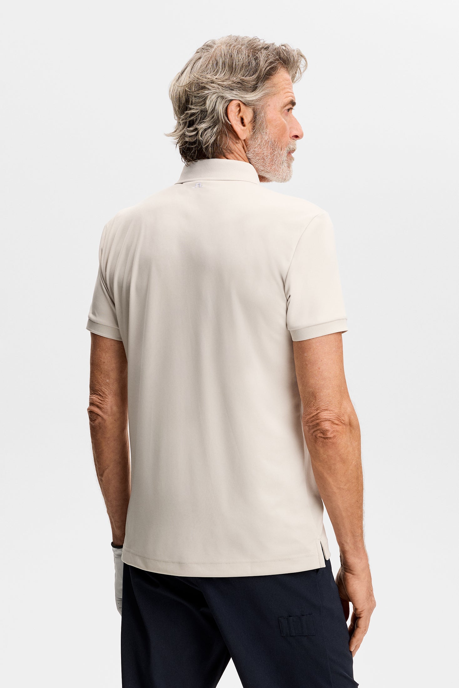 Tour Tech Slim Fit Polo / Moonbeam – J.Lindeberg EU
