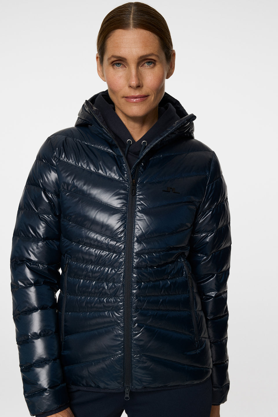 Lara Light Down Hood / JL Navy