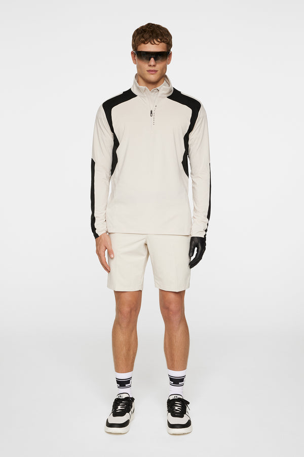 Leander Quarter Zip  Mid Layer / Moonbeam