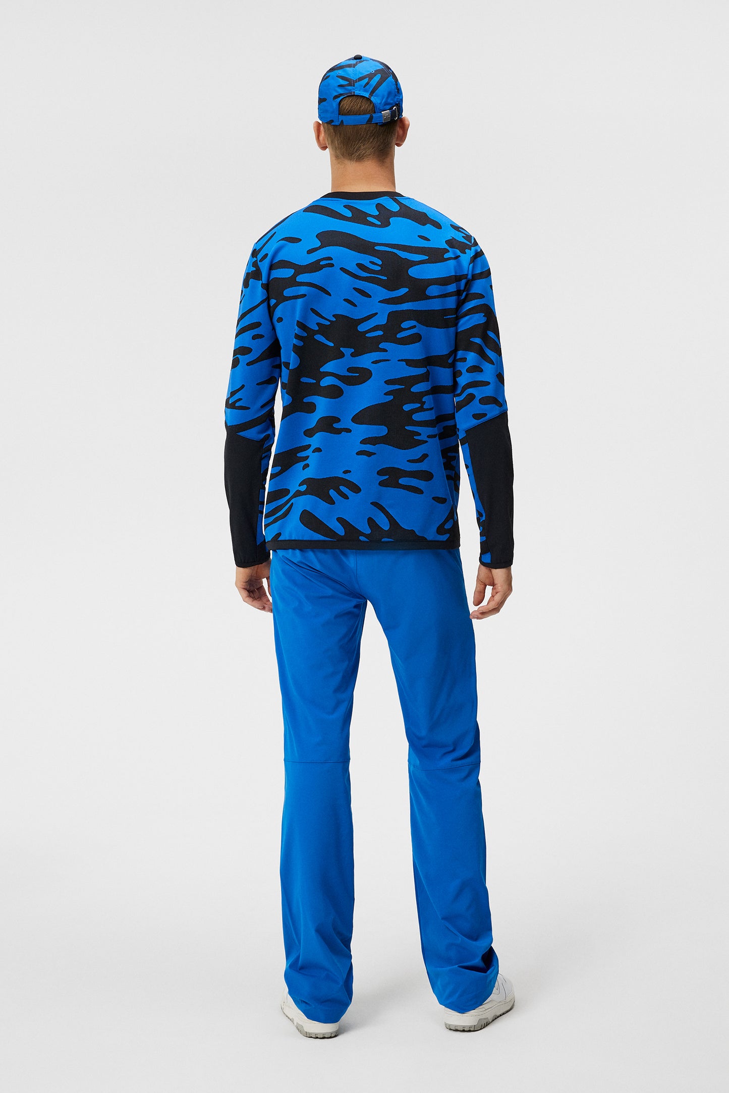 Alonso Jacquard Crew Neck / Neptune Nautical Blue